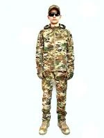 Костюм тактический с капюшоном ВВЗ Gongtex Outdoor Tactical Suit Мультикам