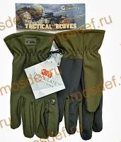 Перчатки тактические зимние Gongtex softshell Олива