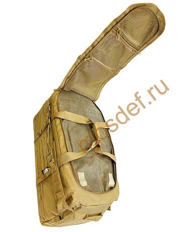 Тактический рюкзак сумка баул армейский Tactica 7.62 песок 150 литров  фото