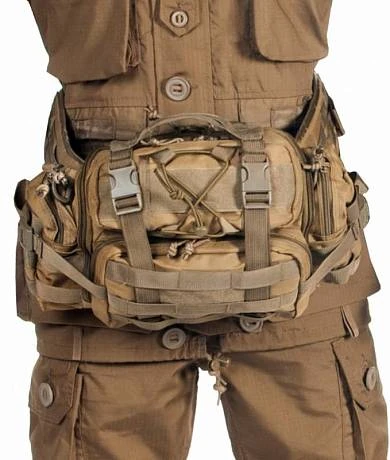Тактическая сумка Belt Bag, 7л., арт. PK100, Койот (Coyote) фото