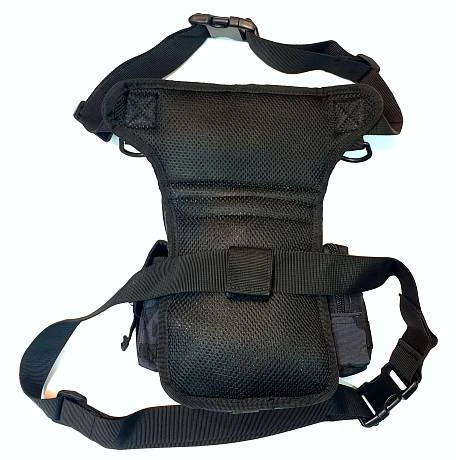 Тактическая сумка на бедро пояс набедренная черный мультикам фото