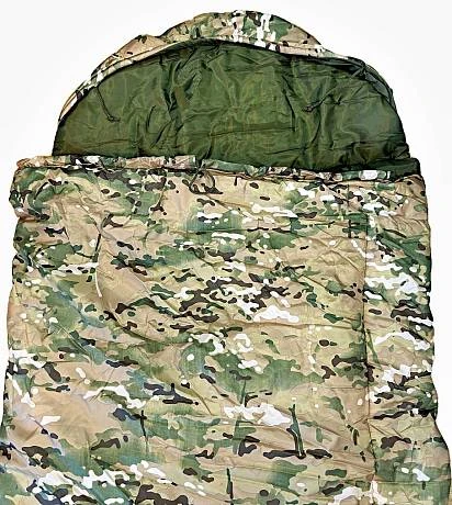 Спальный мешок с подголовником Профи 7.62 GEAR -20 мультикам фото