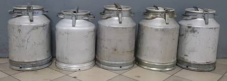 Бидон алюминиевый 38 л.  фото