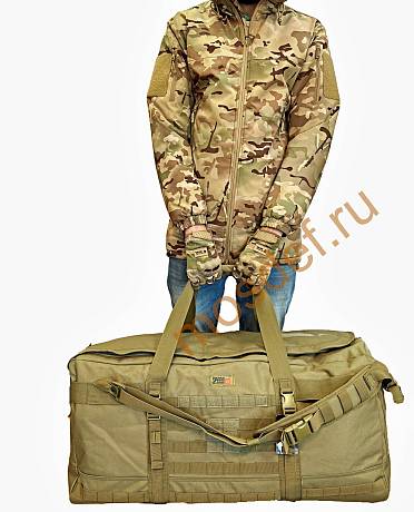 Тактический рюкзак сумка баул армейский Tactica 7.62 олива 150 литров  фото