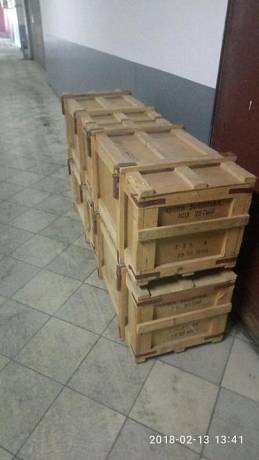 Ящик армейский деревянный  фото