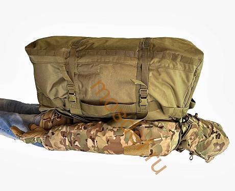 Тактический рюкзак сумка баул армейский Tactica 7.62 олива 150 литров  фото