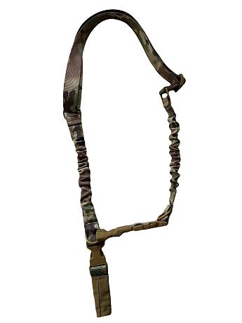Ремень автоматный тактический двухточечный с амортизаторами Gongtex Gun Sling GLS 0004 черный фото