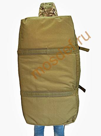 Тактический рюкзак сумка баул армейский Tactica 7.62 песок 150 литров  фото