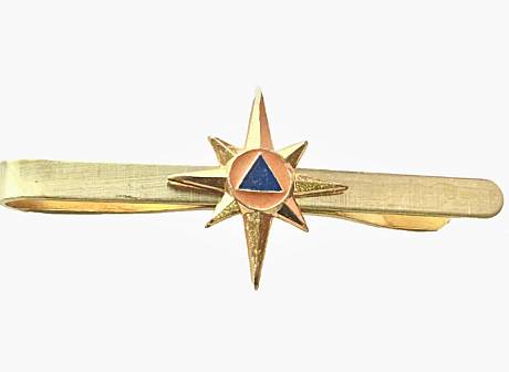 Зажим заколка для галстука МЧС России фото