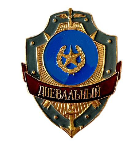 Нагрудный знак жетон Дневальный фото