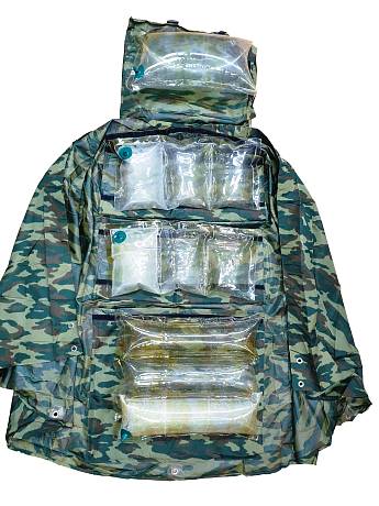 Плащ палатка плащ-накидка специальная СПН с надувным матрасом фото