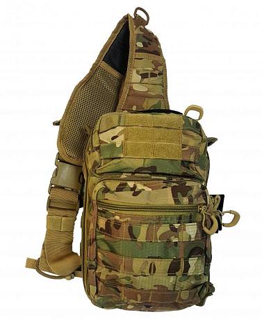 Сумка тактическая мужская через плечо Gongtex арт. 0306 multicam фото