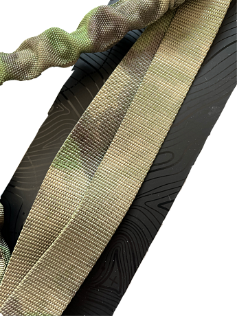 Ремень автоматный тактический двухточечный с амортизаторами Gongtex Gun Sling GLS 0004 мох фото