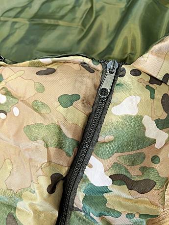 Спальный мешок с подголовником Профи 7.62 GEAR -20 мультикам фото