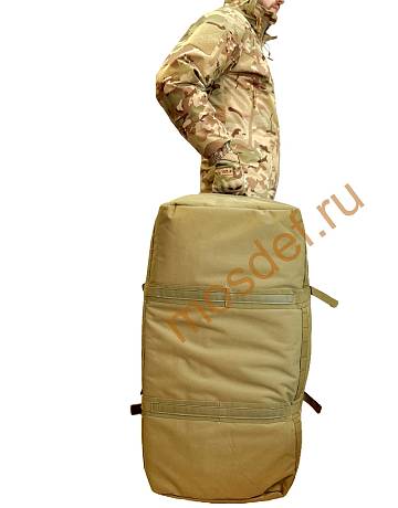 Тактический рюкзак сумка баул армейский Tactica 7.62 зеленый кмф 150 литров  фото