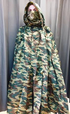 Плащ палатка плащ-накидка специальная СПН с надувным матрасом фото