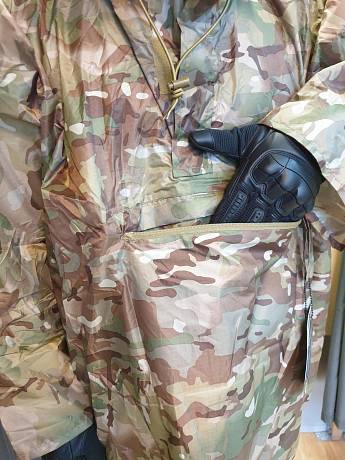 Плащ дождевик накидка пончо армейское Gongtex Tactical multicam фото