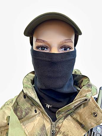 Флисовый шарф труба баффа TF черный фото