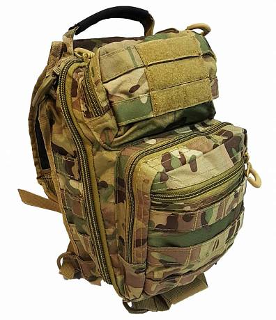 Сумка тактическая мужская через плечо Gongtex арт. 0306 multicam фото