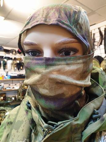 Балаклава военная летняя тактическая зеленый кмф Tactical 7.26 фото