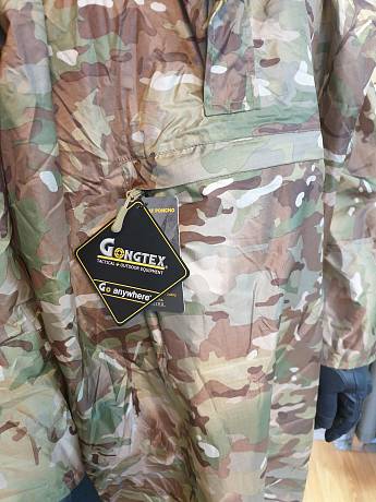 Плащ дождевик накидка пончо армейское Gongtex Tactical multicam фото