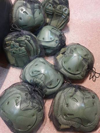 Тактическая защита наколенники и налокотники хаки X фото