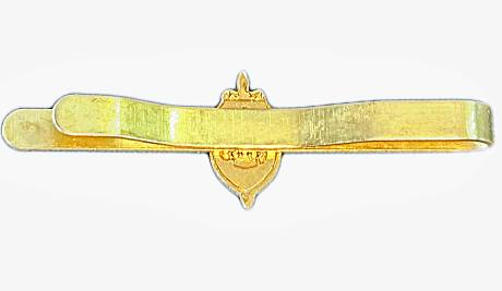 Зажим заколка для галстука ФСБ России синий фото