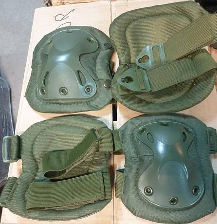 Тактическая защита наколенники и налокотники хаки X фото
