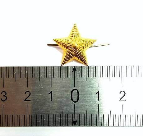 Звёздочка на погоны большая фото