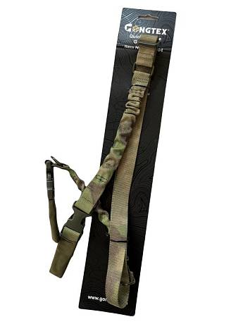 Ремень автоматный тактический двухточечный с амортизаторами Gongtex Gun Sling GLS 0004 мох фото