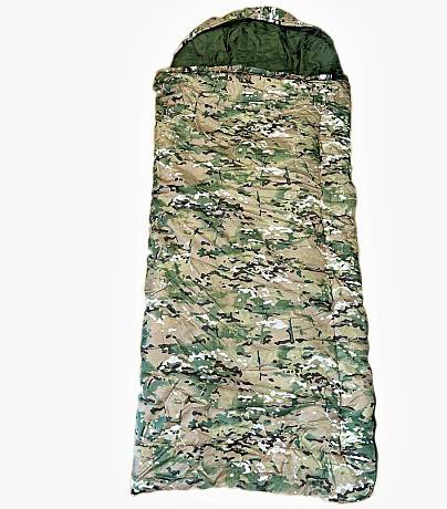 Спальный мешок с подголовником Профи 7.62 GEAR -20 мультикам фото